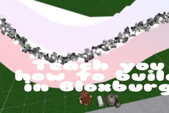 I will teach you to build in the game welcome to bloxburg