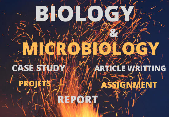 I will tutor biology microbiology and help you in assignments reports and articles