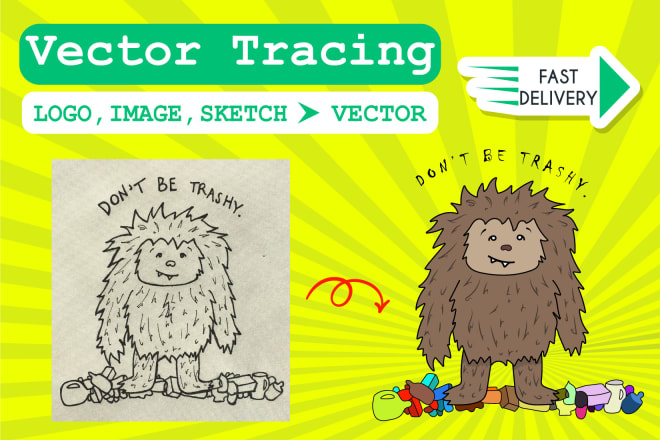 I will vectorize logo, vector tracing, convert image to vector