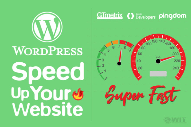 I will wordpress website speed optimization with gtmetrix, google pagespeed and pingdom
