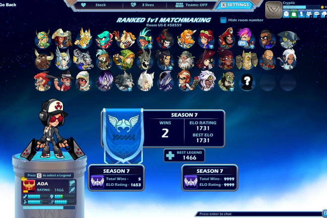 I will be your brawlhalla coach