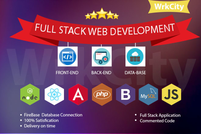 I will be your full stack web developer