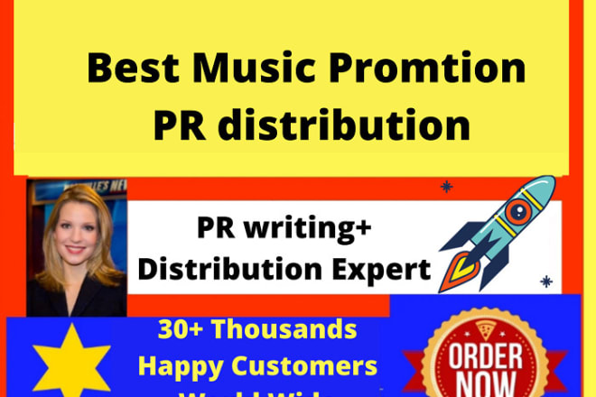 I will be your music promotion PR expert