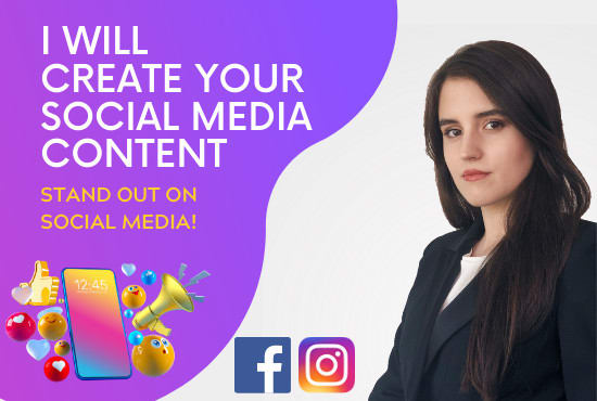 I will be your social media content creator