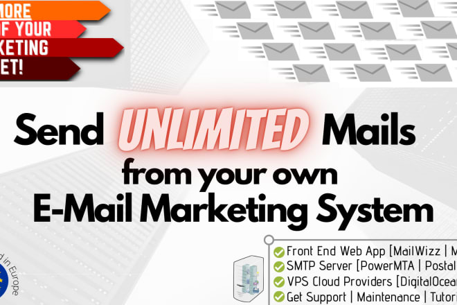 I will build a self hosted email marketing system for your business