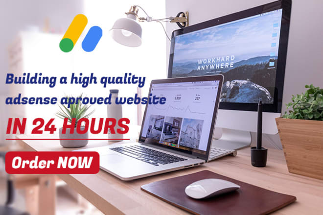 I will build an adsense approval niche website in 24 hours