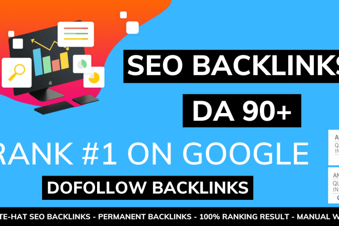 I will build high authority dofollow SEO backlinks off page white hat contextual manual