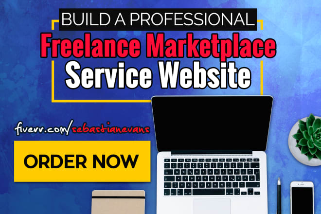 I will build professional freelance marketplace service website