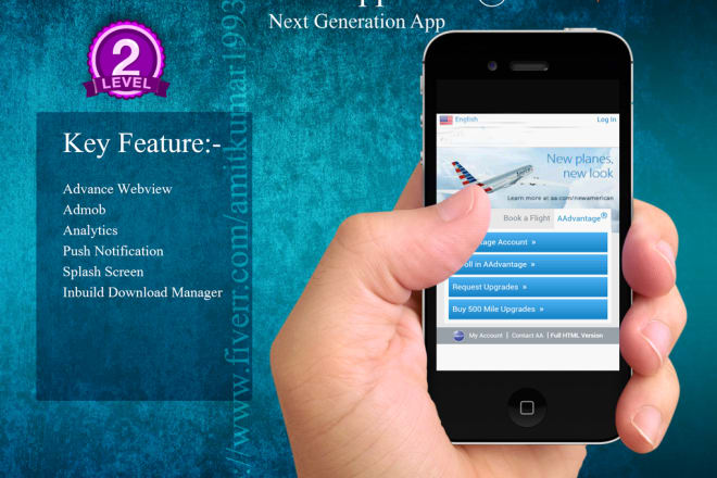 I will convert your website into android app