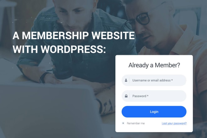 I will create a wordpress membership website and subscription website