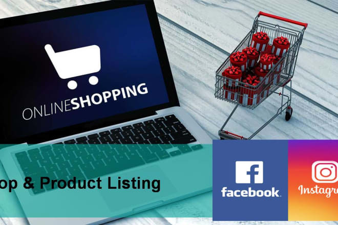 I will create and setup facebook shop and add products listing