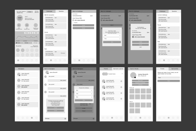 I will create UX useflow, customer journey map, wireframes for mobile app or website