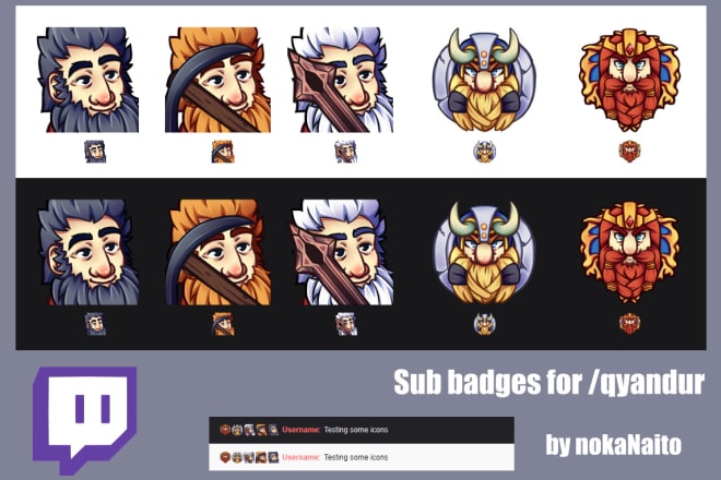 I will custom sub badges for your channel