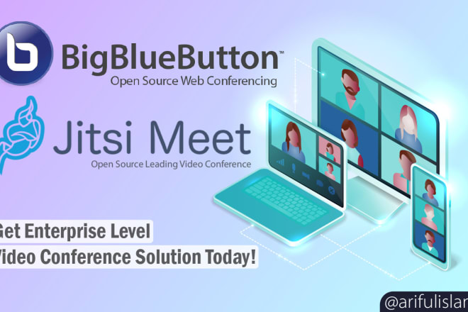 I will deploy jitsi meet or bigbluebutton bbb for video conference