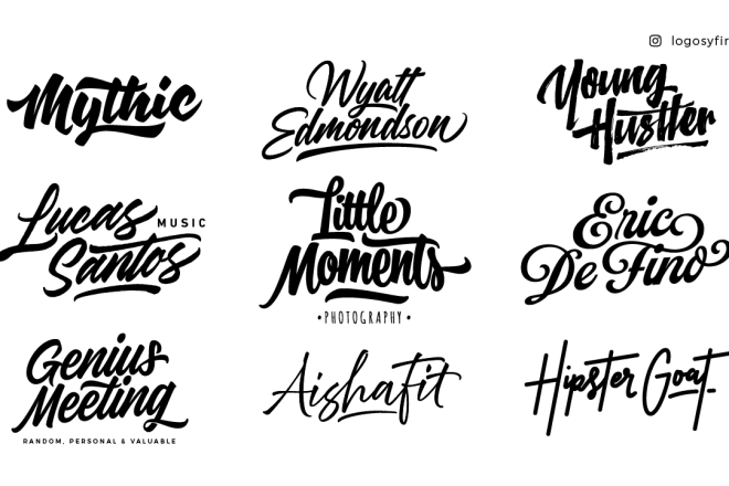 I will design an amazing signature logo for your project