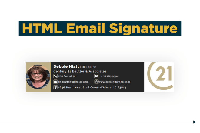 I will design animated attractive HTML, email signature GIF