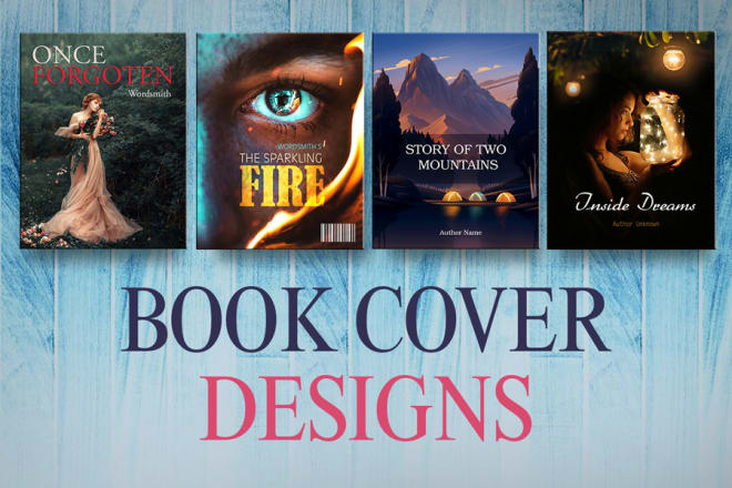 I will design book covers, magazine and cd covers