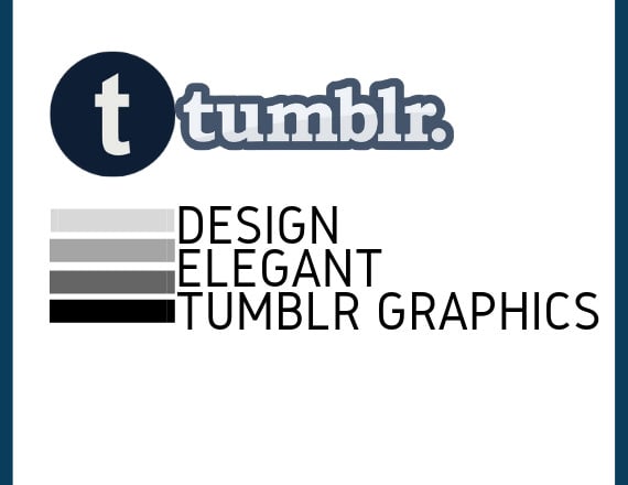 I will design elegant tumblr graphics