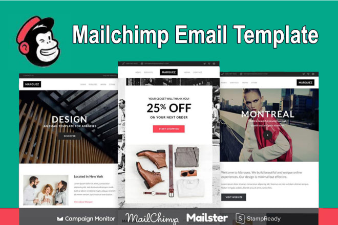I will design mailchimp email template or newsletter in 8 hrs