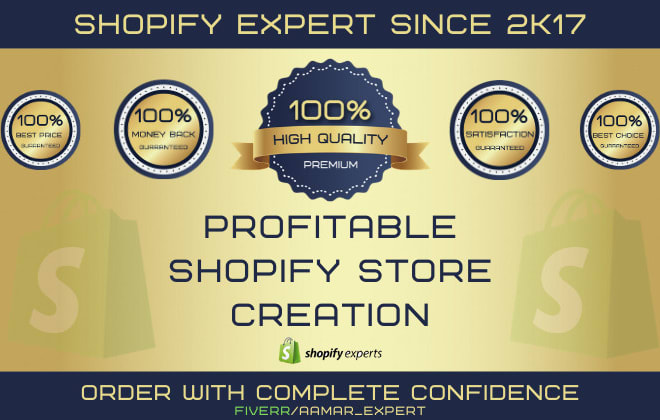 I will design online shopify ecommerce dropshipping website or single product store