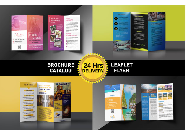 I will design professional brochure, catalogue, flyer, leaflet within 24hr