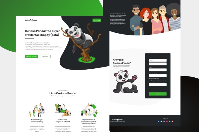 I will design professional website or landing page ui ux