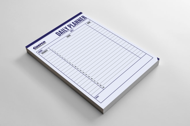 I will design your daily or weekly or monthly planner