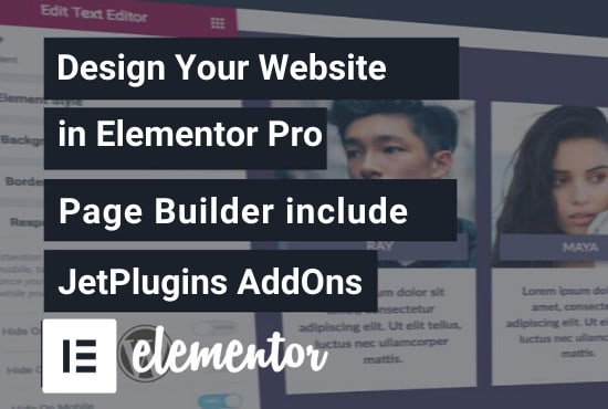 I will design your website in elementor pro with crocoblock plugins
