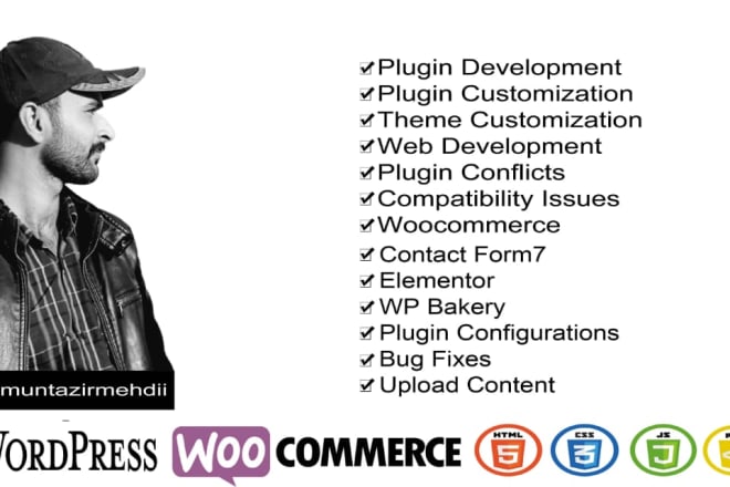 I will develop and fix wordpress plugins and themes and i can develop any type of site