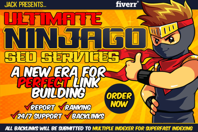 I will do high authority backlinks ninjago SEO services for top google ranking