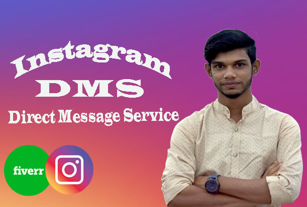 I will do instagram direct message or dms for promote your business