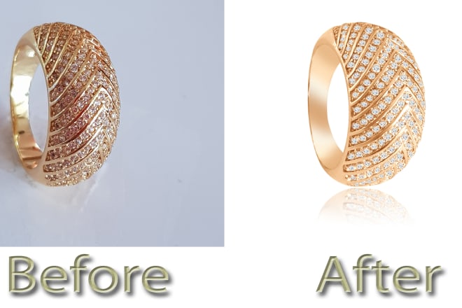 I will do jewelry retouch in photoshop within 24 hour