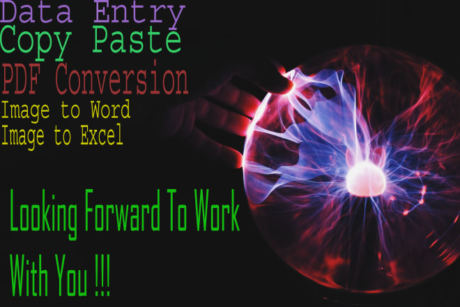 I will do microsoft office word, excel and power point projects