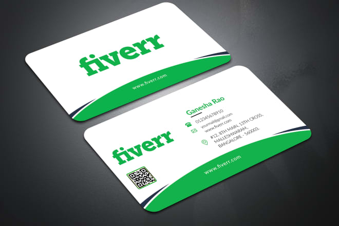 I will do modern business card, clean and creative design