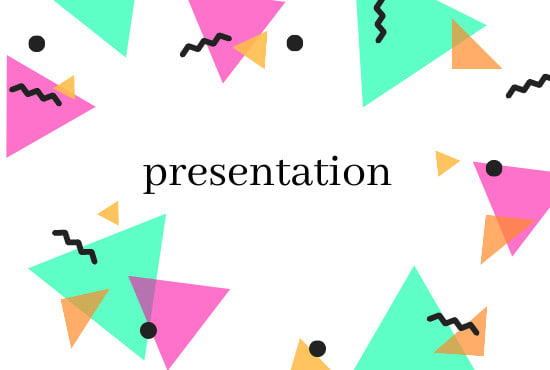 I will do presentation, google slides,tamplets