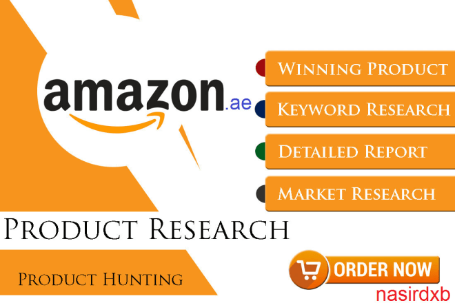 I will do product research for amazon uae and ksa marketplaces