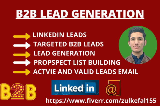 I will do targeted b2b lead generation and prospects list building