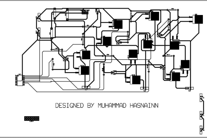 I will do the pcb layout, pcb design and simulation