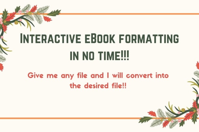 I will format and layout your book to publish print ready ebook