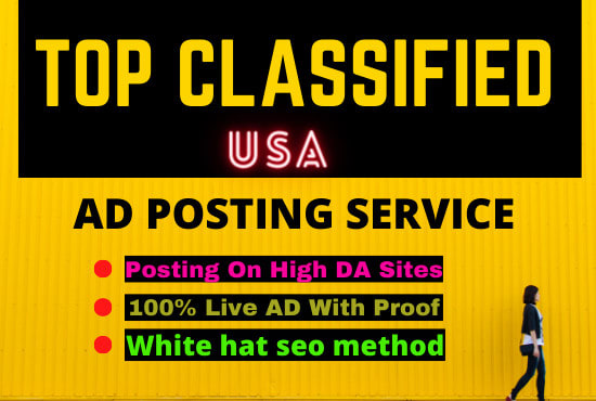 I will give free classified ads posting service in USA manually