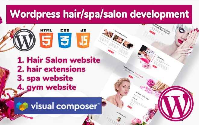 I will hair extensions, beauty salon, spa appointment website