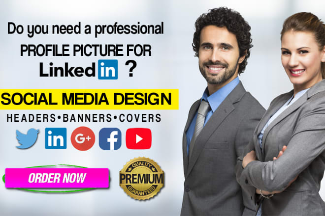 I will improve your professional profile picture for linkedin