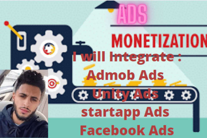 I will integrate admob, facebook and startapp ads in android app