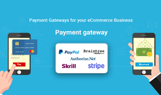 I will integrate stripe, paypal, other to your website in 24 hours