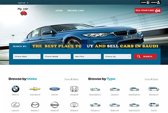 I will make auto car classified website