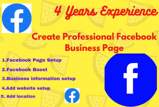 I will make facebook business page