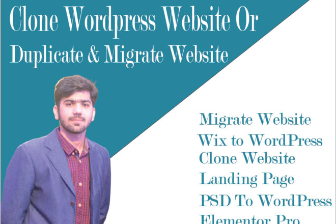 I will migrate, clone wordpress website, duplicate or redesign your website