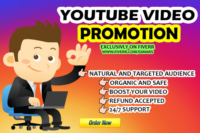 I will organic youtube promotion for single video to make it viral