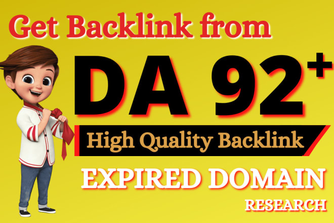 I will provide niche related expired domain with high authority backlink