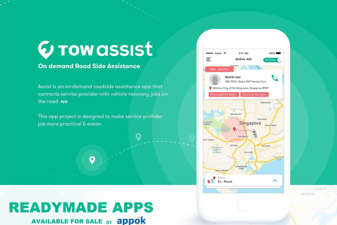 I will provide roadside assistance app and software